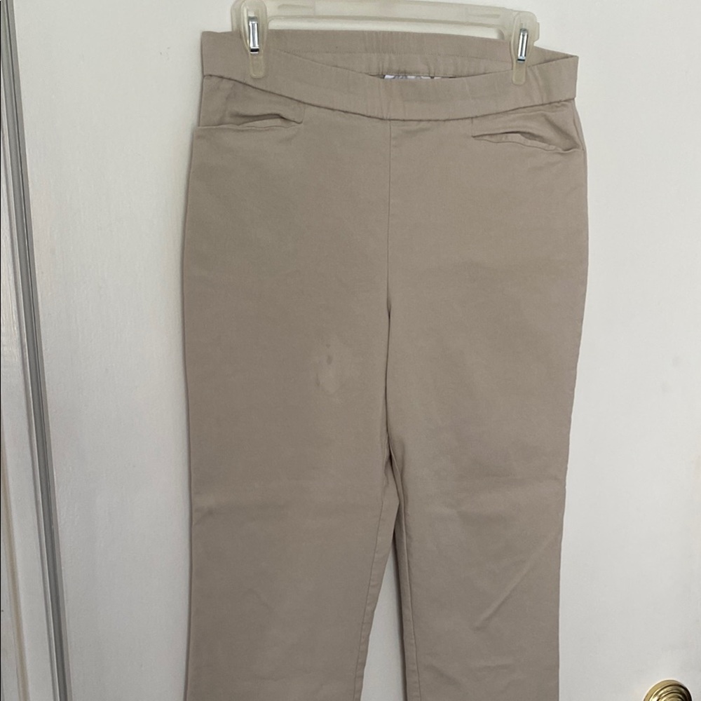 Susan Graver Classic Beige Trousers. Small 8